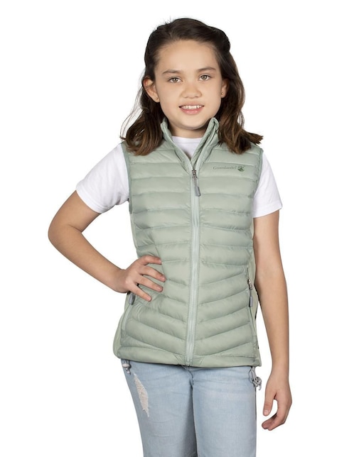 Chaleco con bolsillos para niña Chaleco con bolsillos para niña