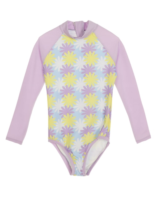 Bodysuit Sunset T estampado floral para niña