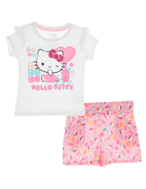 Conjunto Hello Kitty de algodón para niña 2 piezas