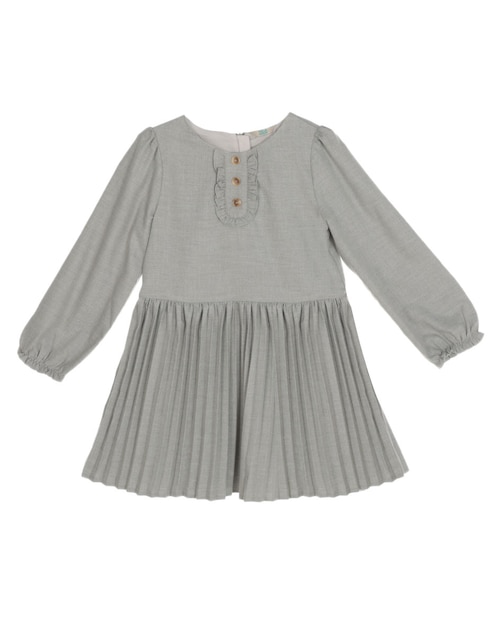 Vestido Piquenique manga regular para niña