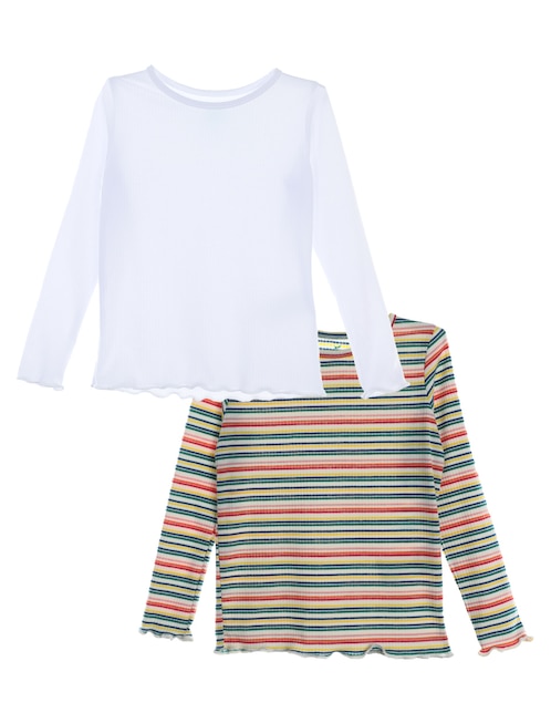 Set de blusa Piquenique para niña