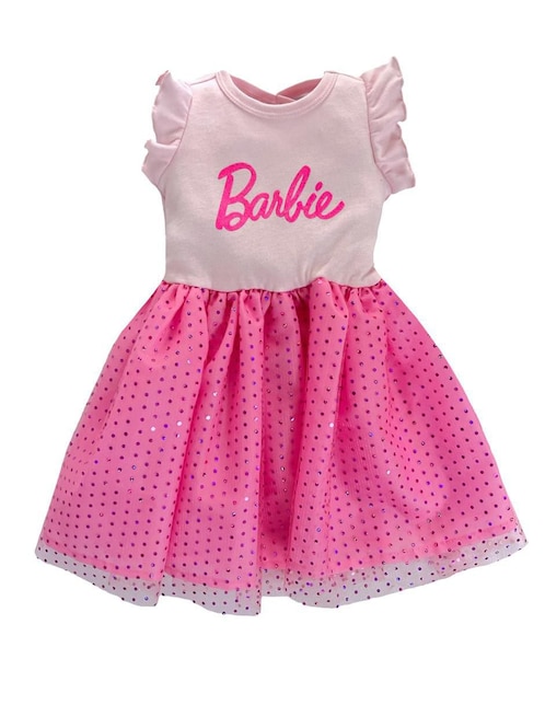 Vestido Baby Kisses manga volantes para niña