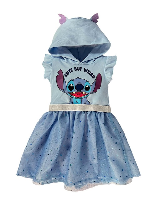 Vestido Disney manga volantes para niña