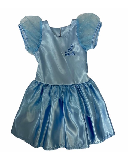 Vestido Disney Cenicienta manga globo para niña
