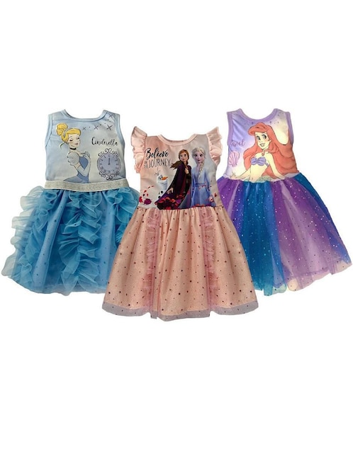 Vestido Princesas para niña 1