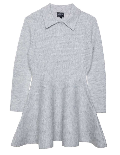 Vestido Bardot manga regular para niña