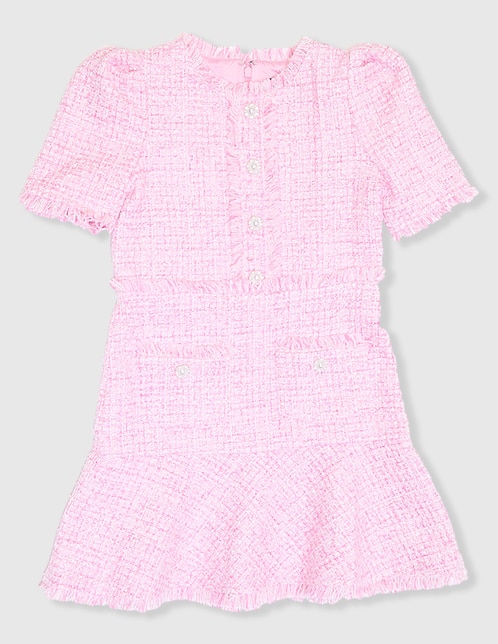 Vestido manga regular para niña 1