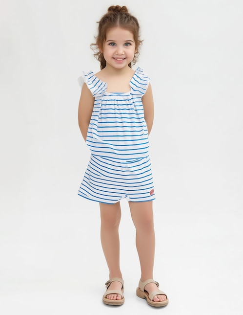 Romper de algodón para niña