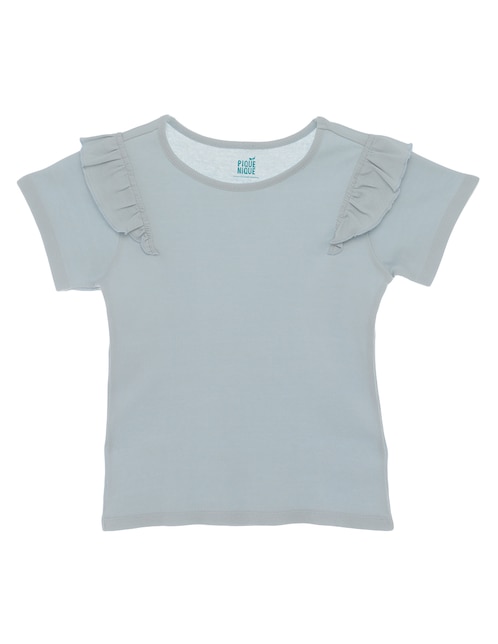 Playera Piquenique manga corta para niña