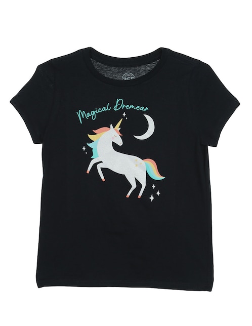Playera 365 Essential manga corta para niña