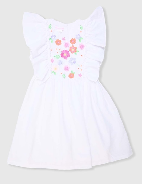 Vestido Bonnie Jean manga mariposa para niña