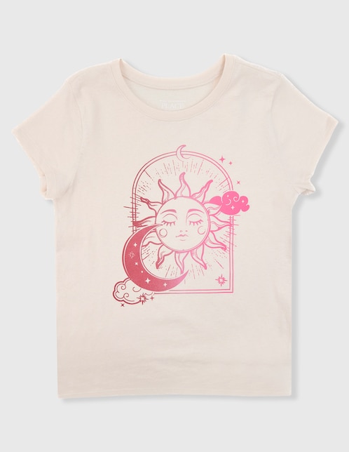 Playera The Childrens Place manga corta para niña