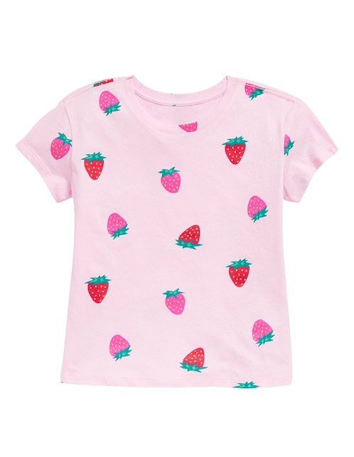 Playera Old Navy manga corta para niña