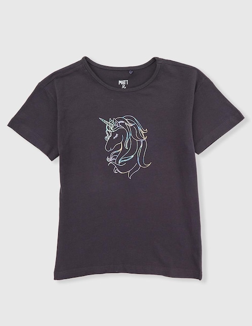 PLAYERA MATT & MEGAN 750772, 6, NEGRO