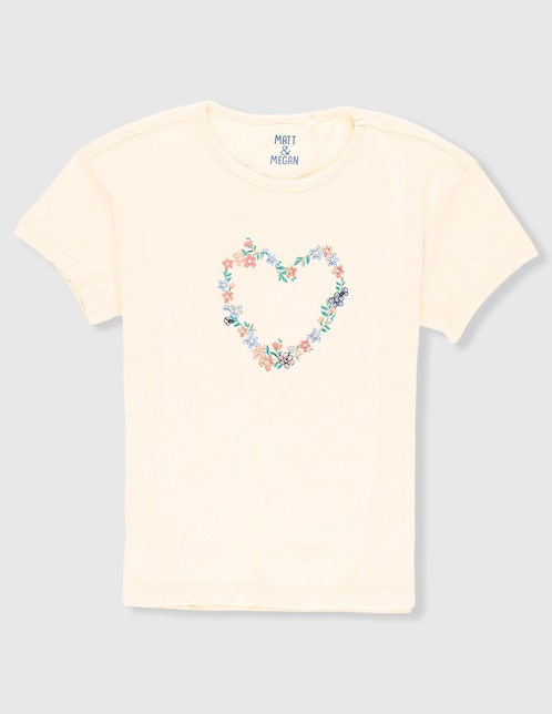 Playera manga corta para niña 1