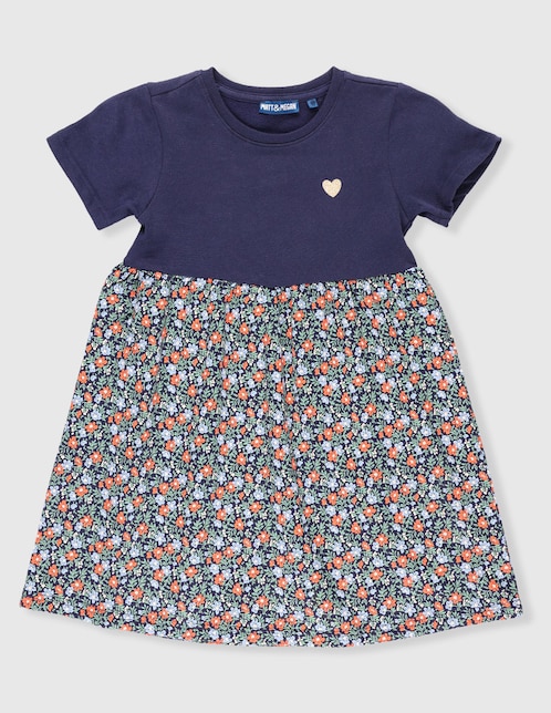 Vestido manga regular para niña 1