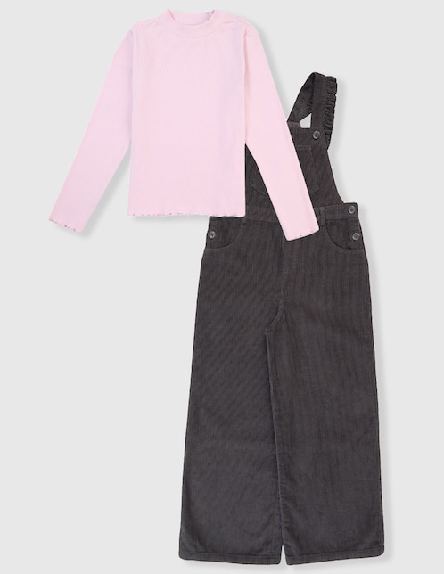 Conjunto Piquenique de algodón para niña