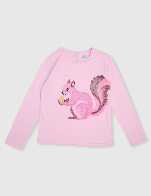 Playera manga corta para niña 1
