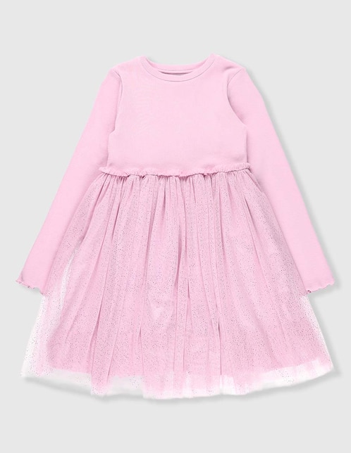Vestido manga regular para niña 1