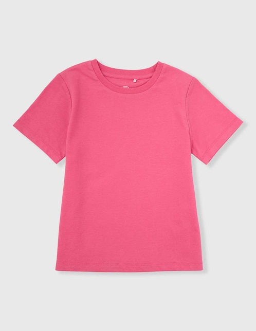 Playera 365 Essential manga corta para niña