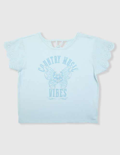 Playera The Childrens Place manga corta para niña