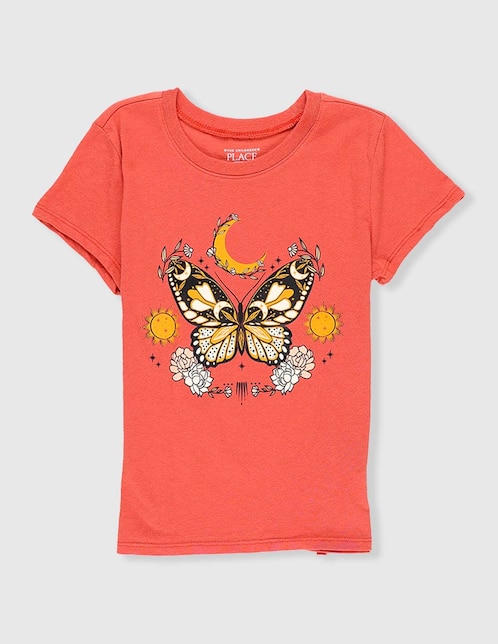 THE CHILDREN'S PLACE Playera The Childrens Place manga corta para niña