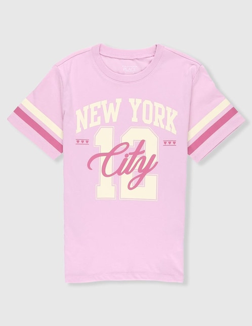 Playera The Children's Place manga corta para niña