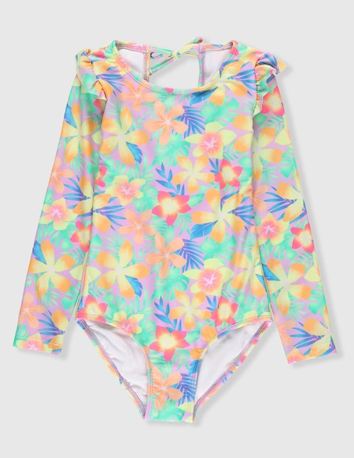 Wetsuit Cat & Jack estampado floral para niña