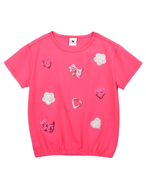 Playera Ferrioni Rachell manga corta para niña