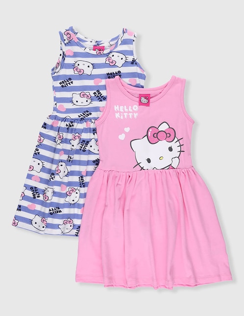 Set vestido sin manga para niña 1