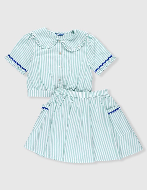 Conjunto de algodón para niña 1