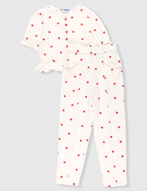 Conjunto de algodón para niña 1