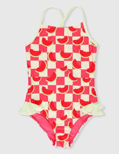 Traje de baño completo Piquenique para niña