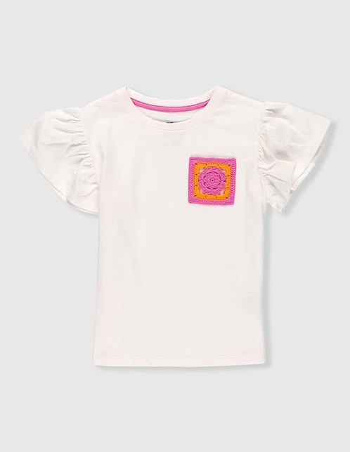 Playera Piquenique manga corta para niña
