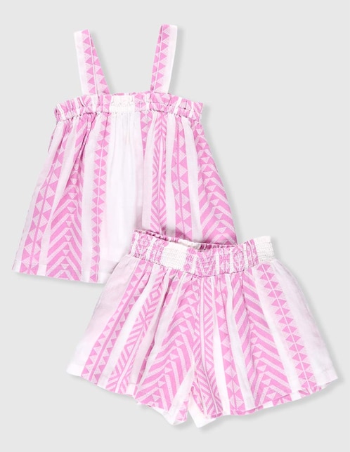 Conjunto casual Piquenique para niña