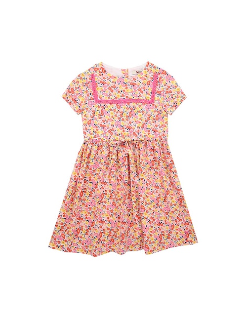 Vestido Ferrioni Bouquet manga regular para niña