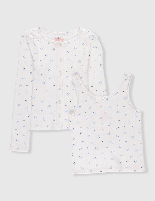 Conjunto Cat & Jack de algodón para niña