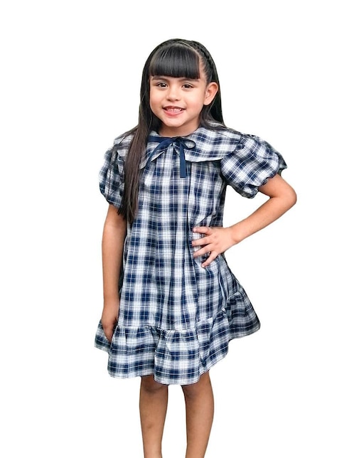 Vestido Carana manga amplia para niña