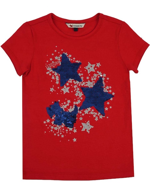 PLAYERA FERRIONI M28919, 4 AÑOS, ROJO