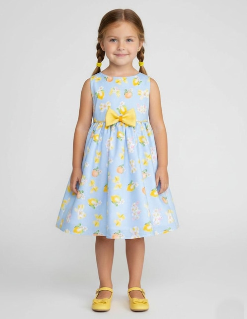 Vestido Gerat sin manga para niña
