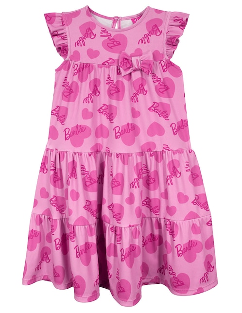 Vestido manga volantes para niña 1