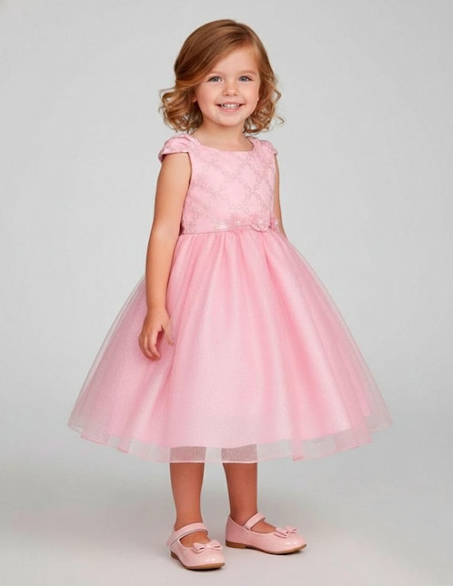 Vestido Gerat manga cap para niña