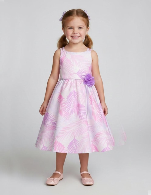 Vestido Gerat sin manga para niña