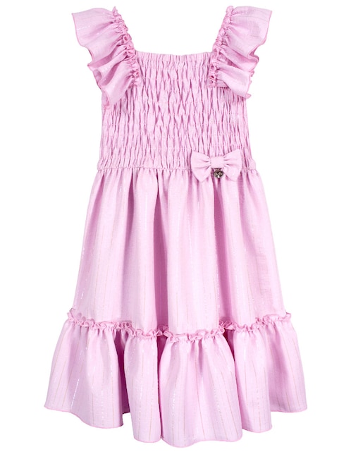 Vestido Barbie sin manga para niña