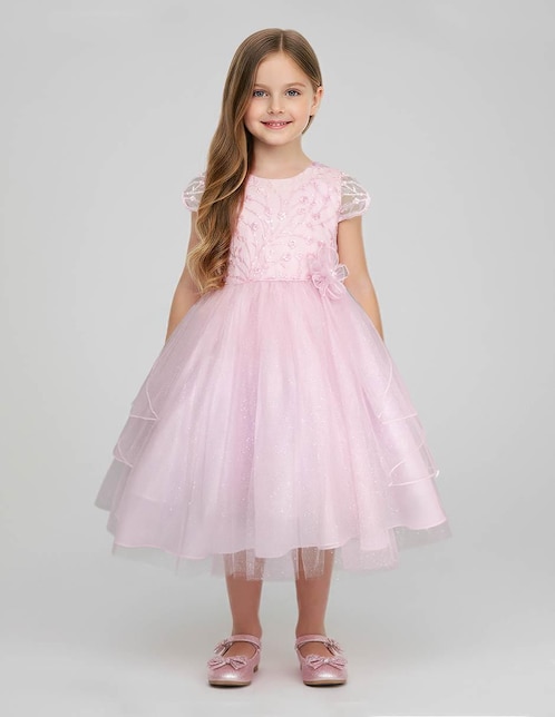 Vestido Gerat manga cap para niña