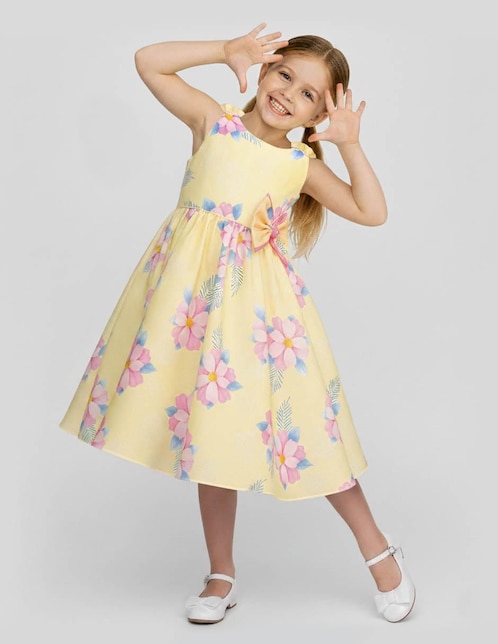Vestido Gerat sin manga para niña