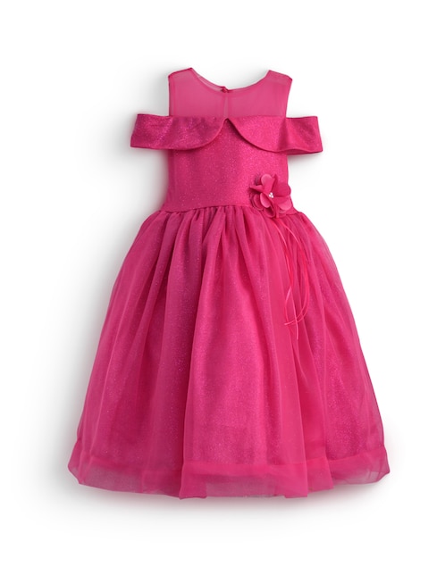 Vestido hombros descubiertos para niña