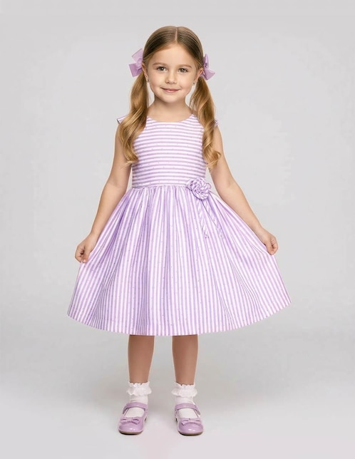 Vestido Gerat sin manga para niña