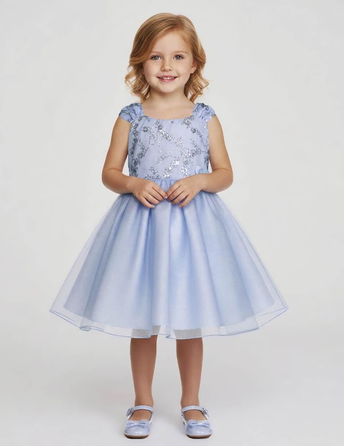 Vestido Gerat sin manga para niña