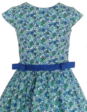 Vestido Carana manga volantes para niña